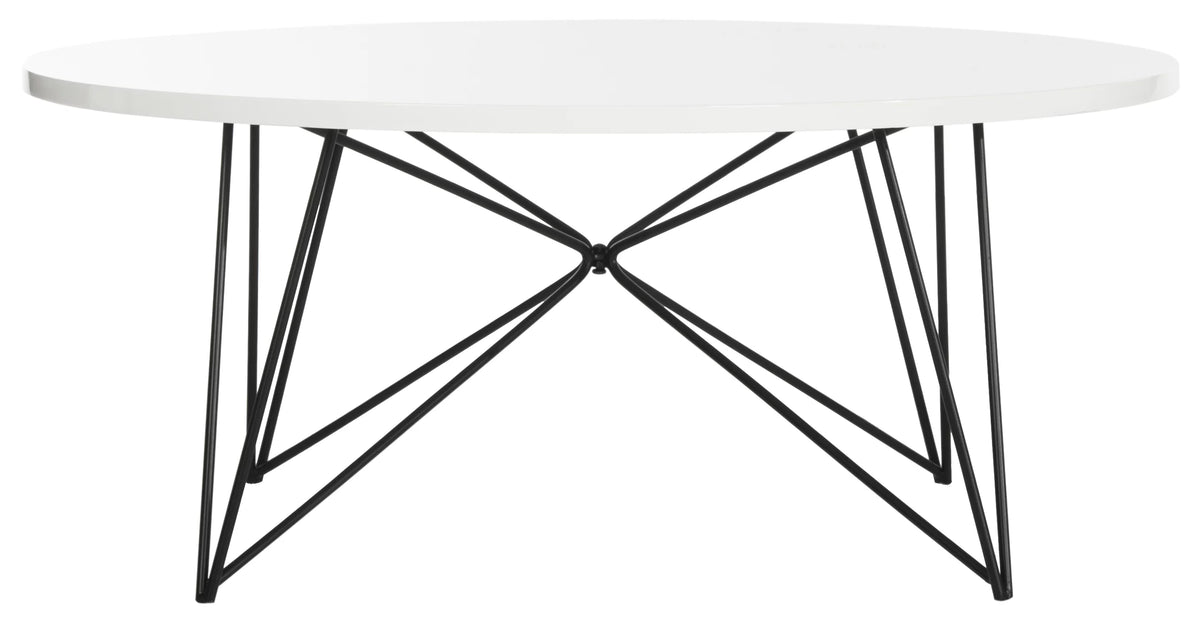 White Round Coffee Table P6925