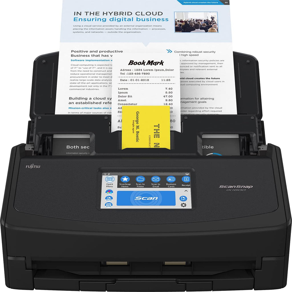 Black Document Scanner O244023