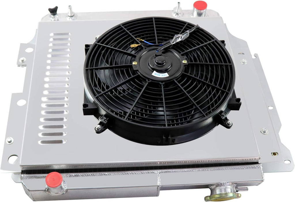 3 Row All Aluminum Radiator with Shroud Fan and Thermostat D294