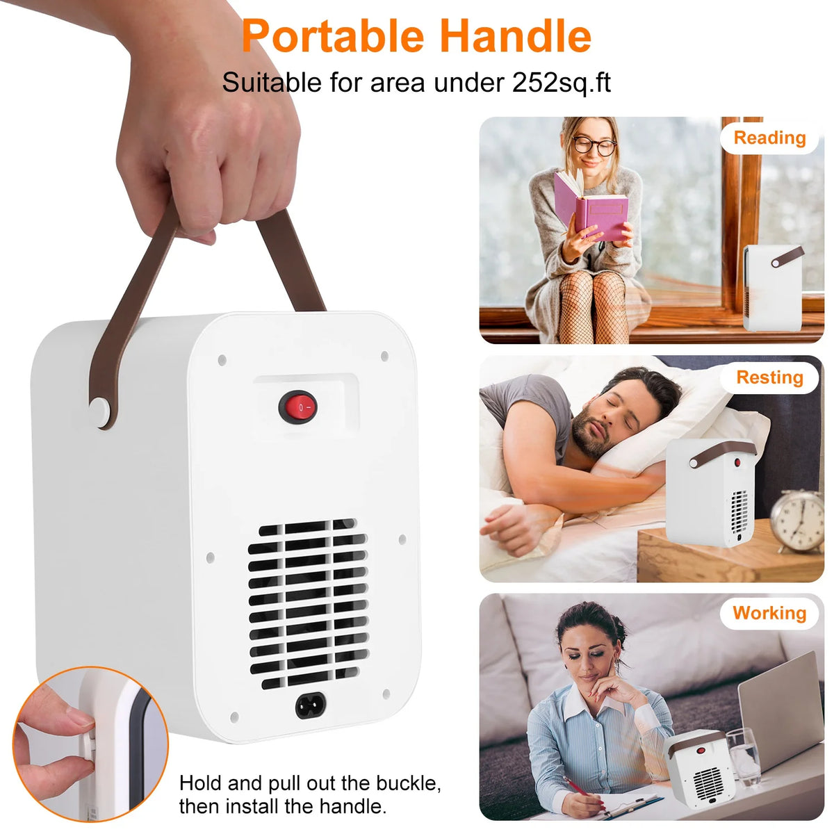 1500W Portable Ceramic Space Heater V9896