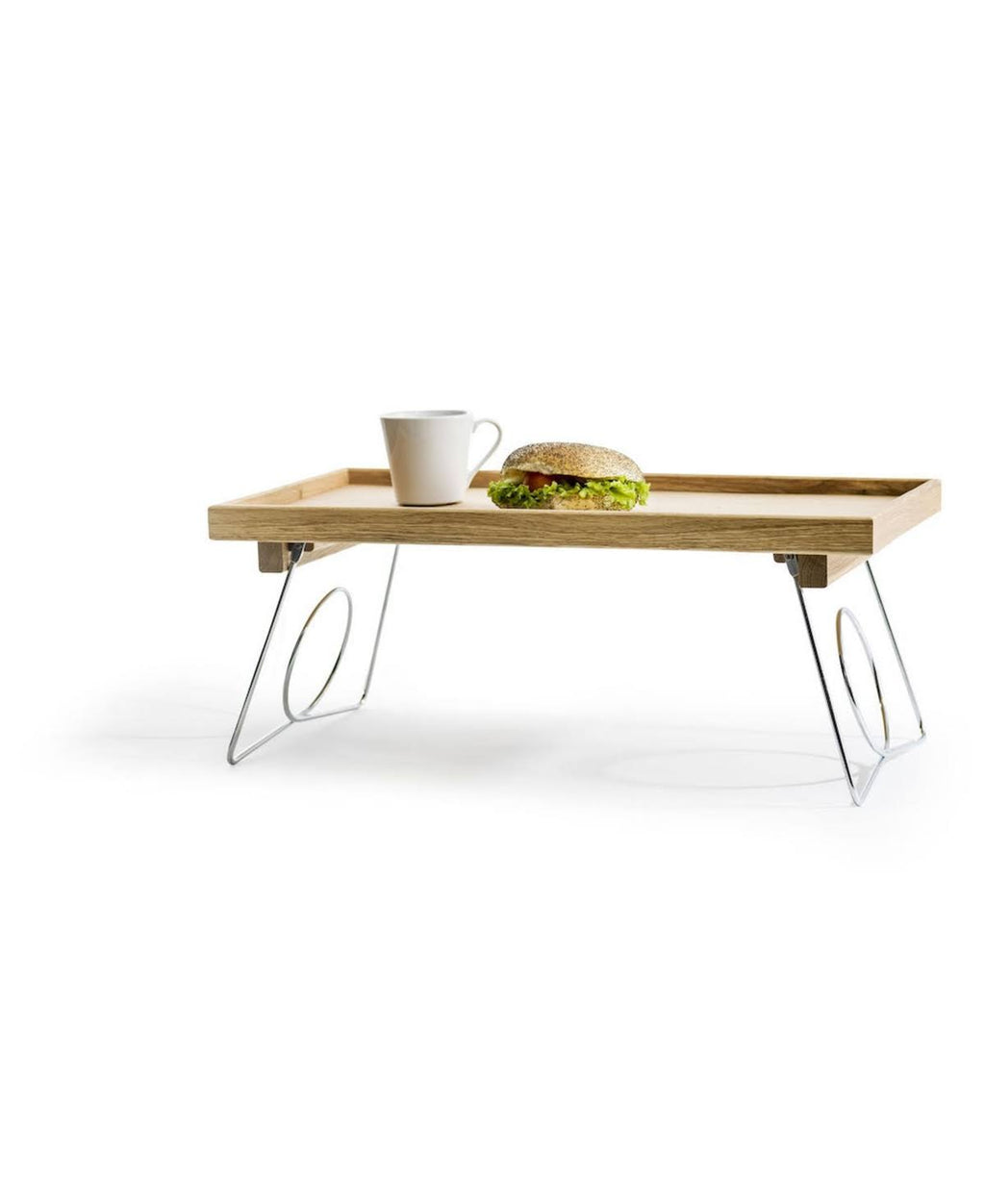 Oak Bed Tray with Folding Legs M216