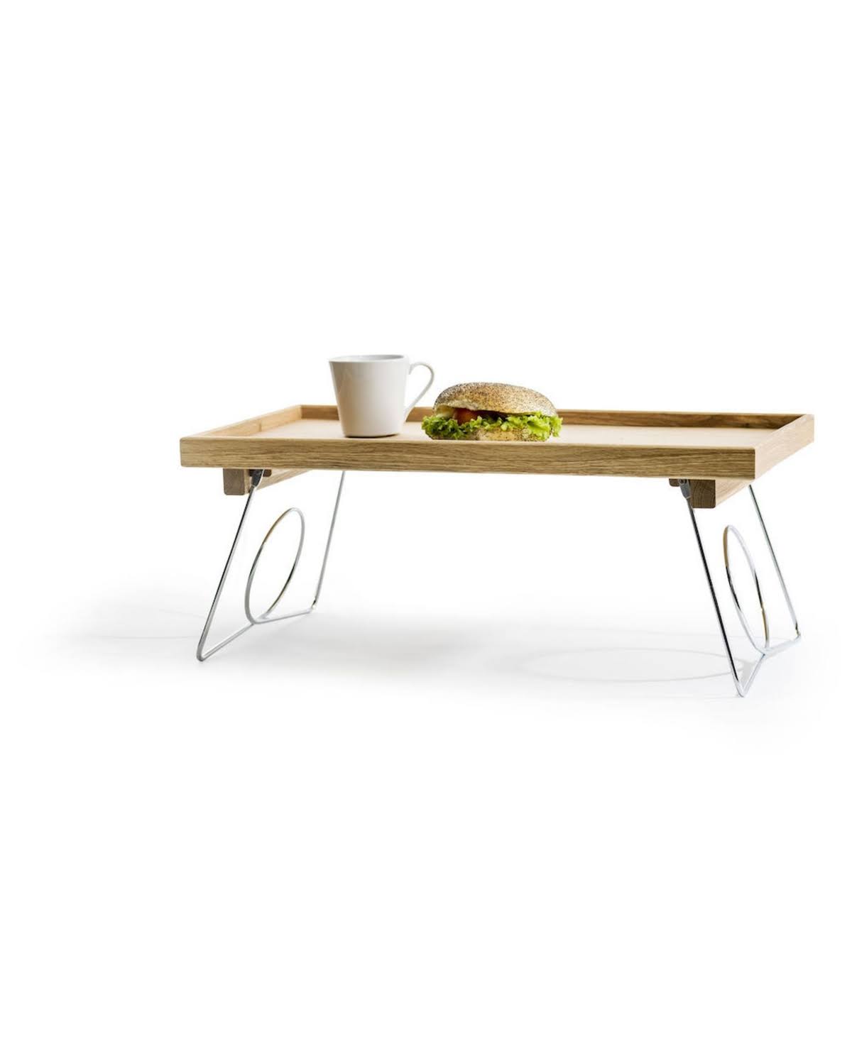 Oak Bed Tray with Folding Legs M216