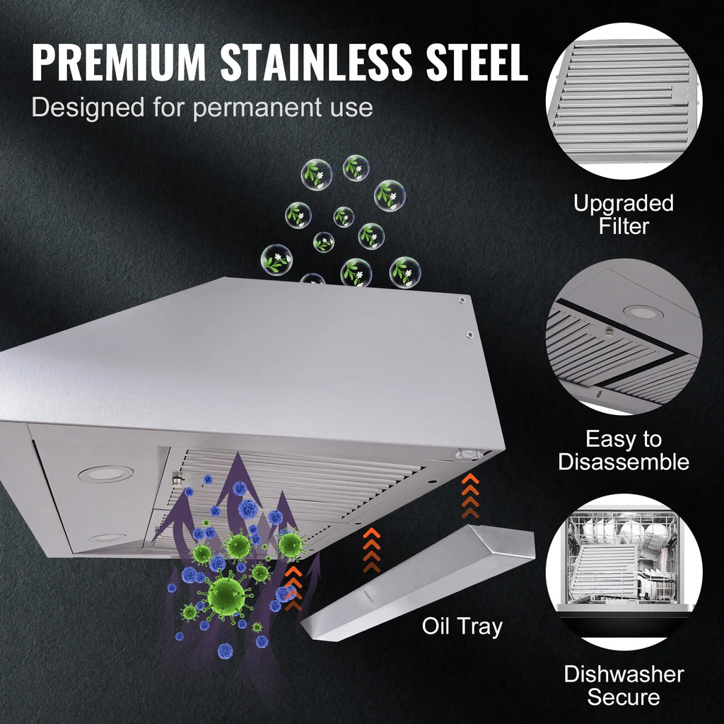 30" Under Cabinet Range Hood Stainless Steel L9860