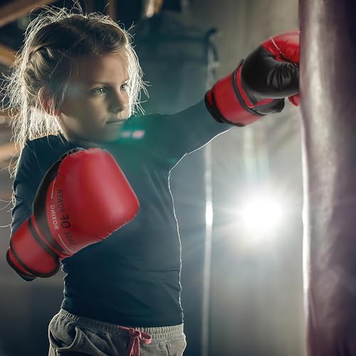 Kids Boxing Gloves and Punching Mitts Set with Reflex Ball Y2072