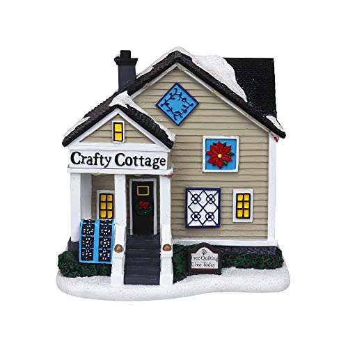 Lighted Musical Snow Village Collectible Building Houses R2202