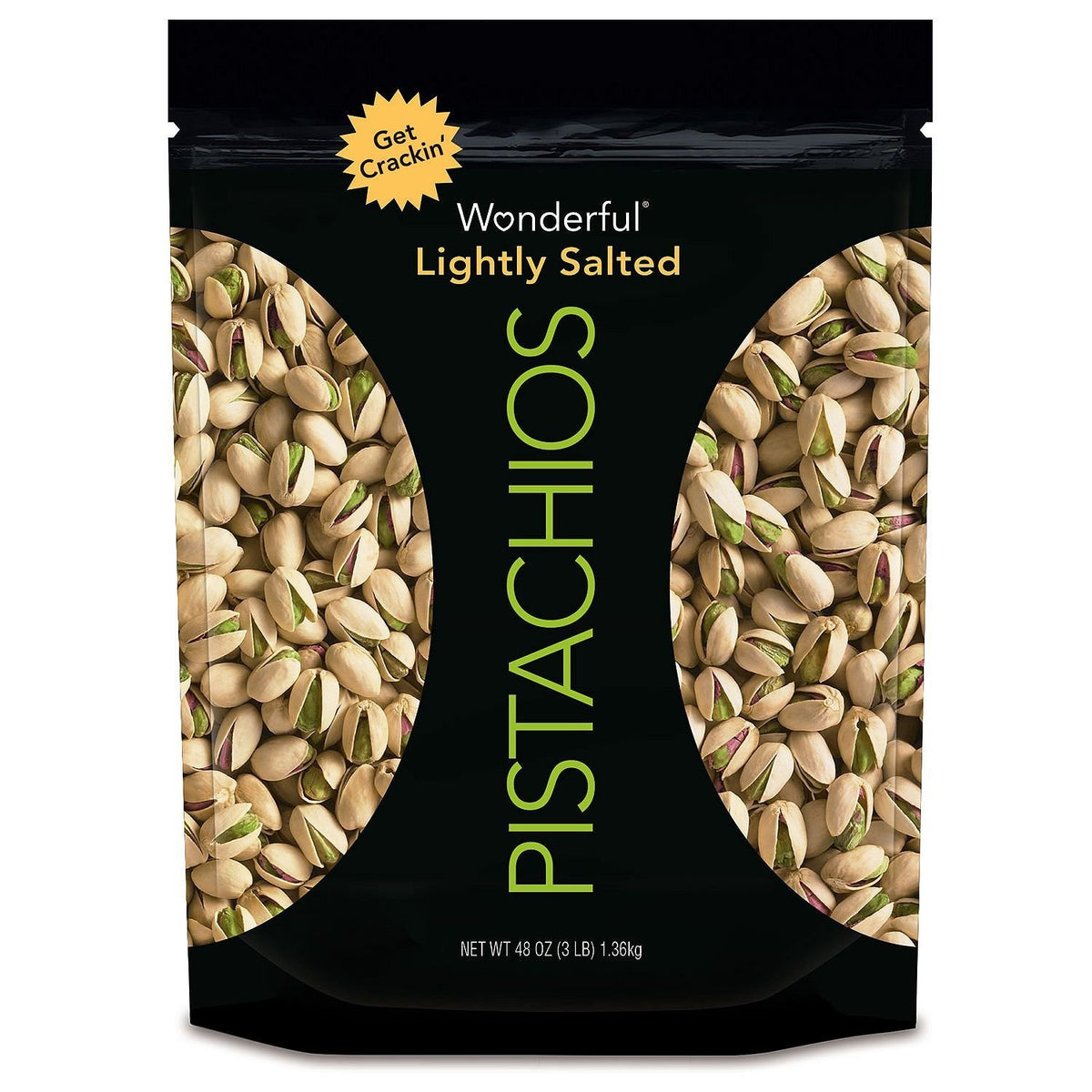 Roasted Lightly Salted Pistachios, 48 oz C73936