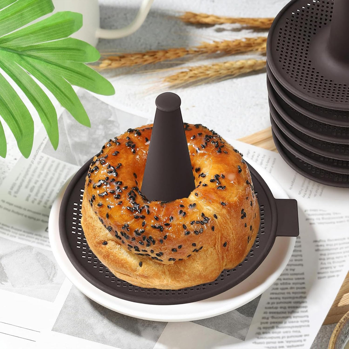 6 Pcs Silicone Donut Mold for Baking S6331