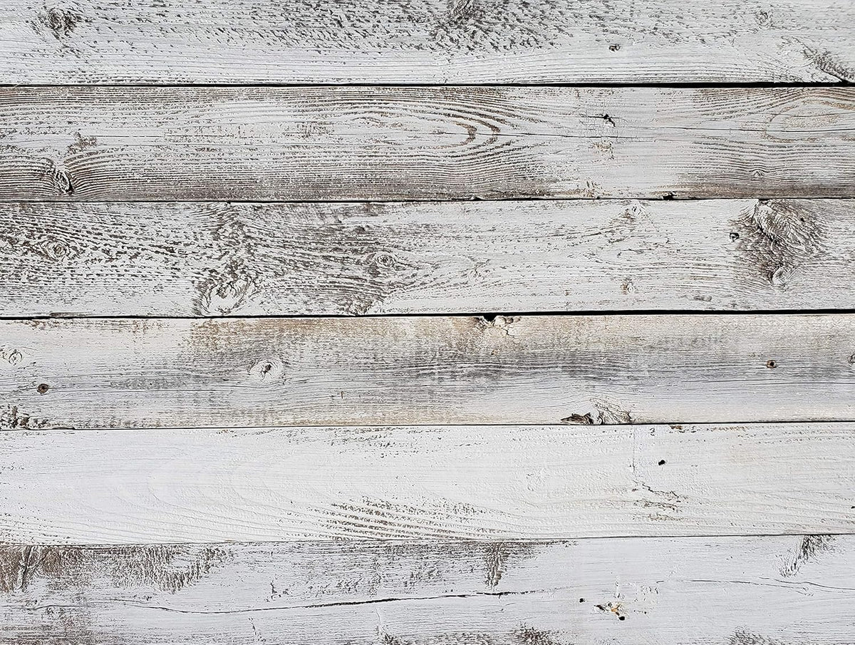 Whitewash Weathered Wood Planks for Walls X7637