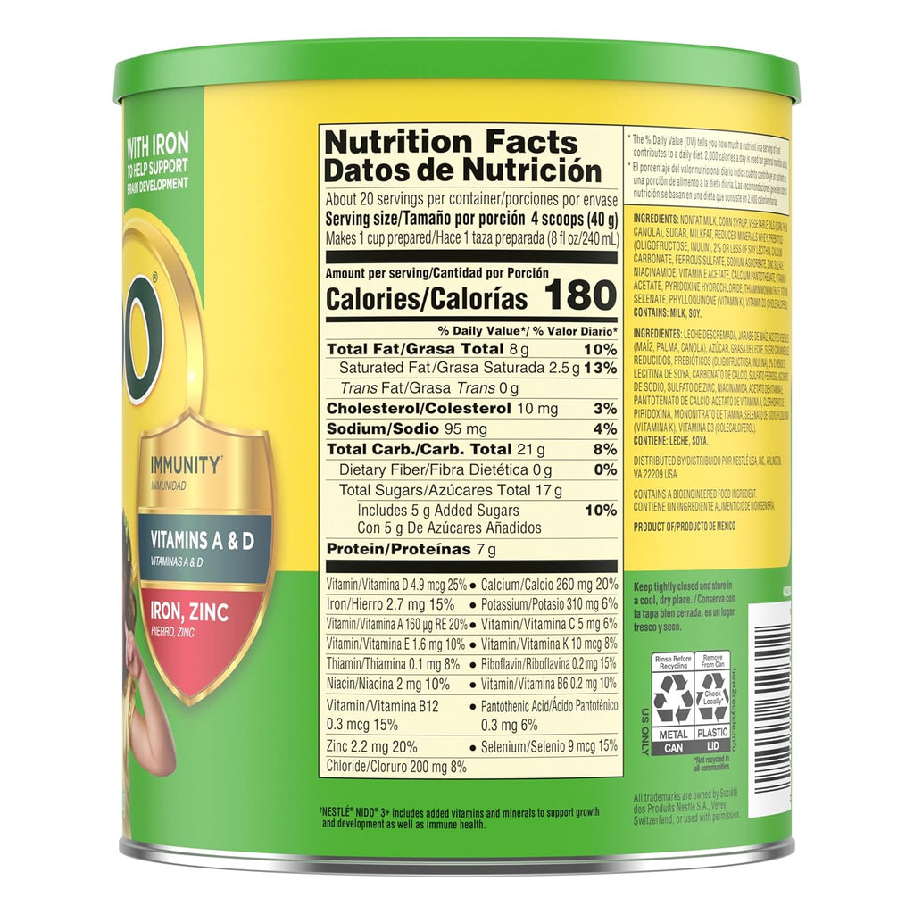 1.76 Pound Toddler Powdered Milk Beverage T318