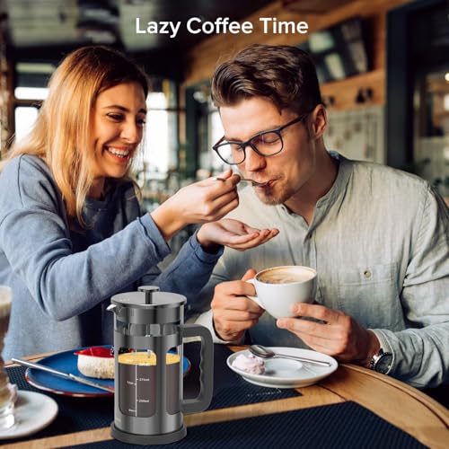21 Ounce Stainless Steel French Press F49398