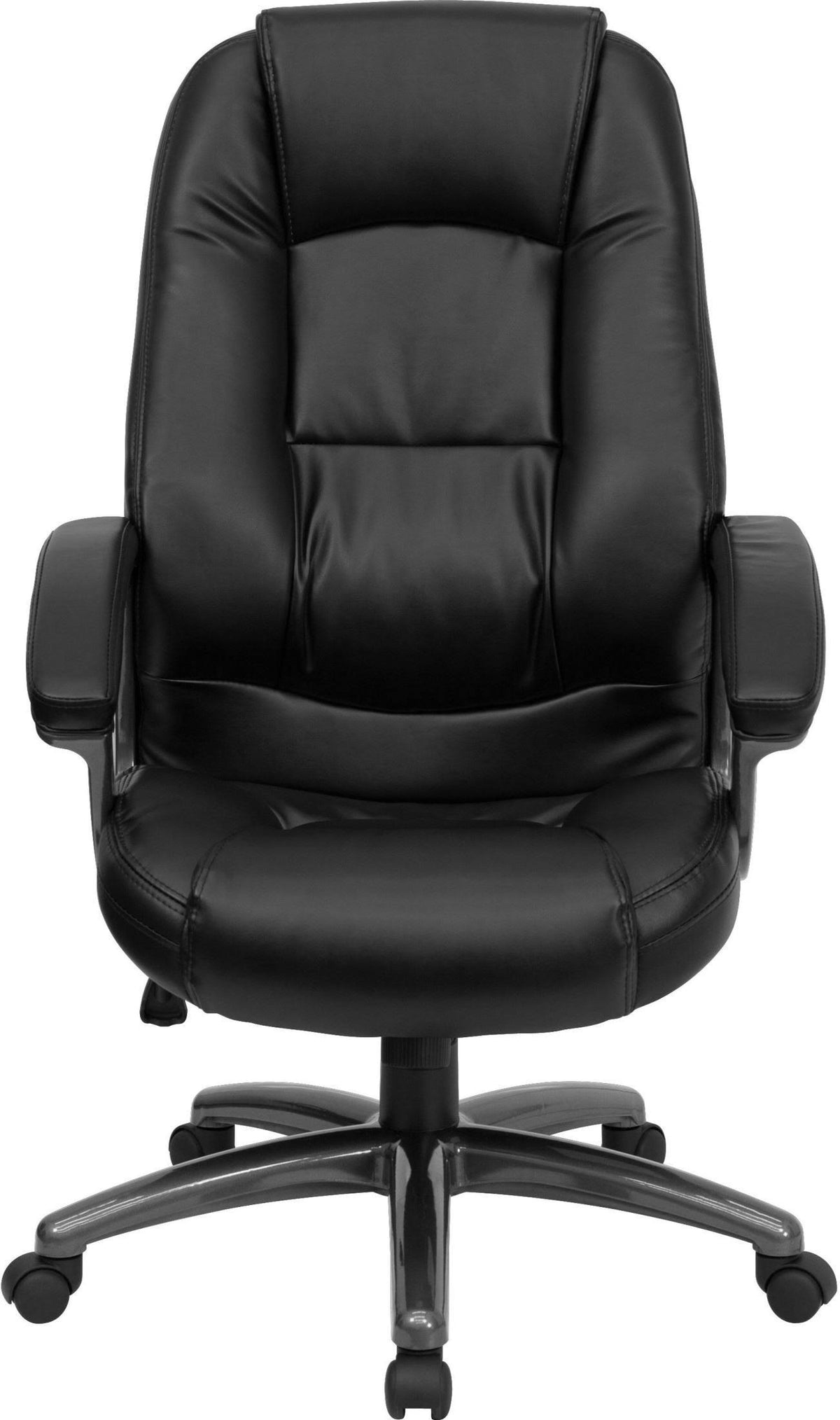 Black Contemporary Adjustable Height Swivel Executive Chair Q8873