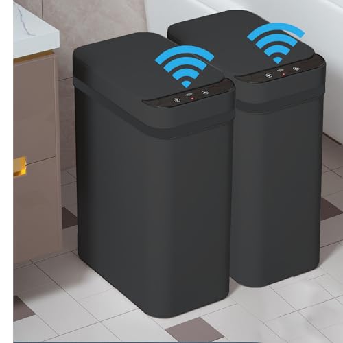 2.5 Gallon Touchless Sensor Bathroom Trash Can W650