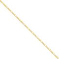 14k 3.00mm Flat Figaro Chain W120517