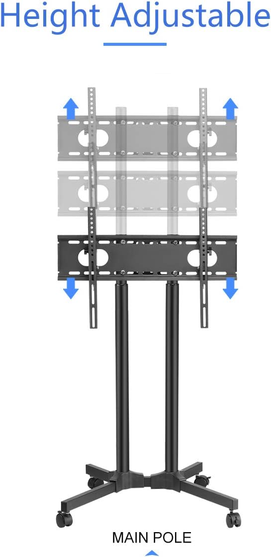 Rolling TV Stand Mount Cart with Wheels for 32-70 inch TVs S233318