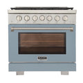 36 5.2 cu. ft. Propane Gas Range Light Blue W2910