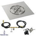 30x22 Square Flat Pan with Spark Ignition Kit Natural GAS W228434