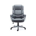 Gray Bonded Leather Manager Chair T355820