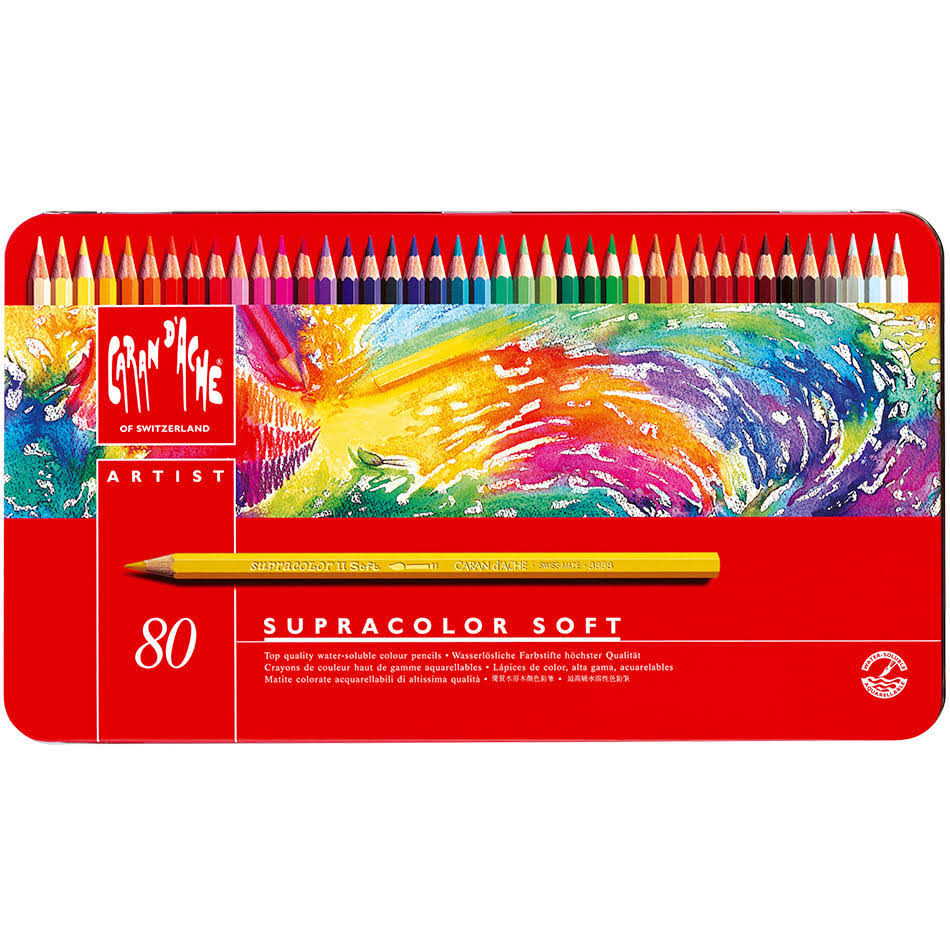 Set of 80 Aquarelle Pencils Z63919