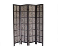 Brown Folding Room Divider Screen C1084
