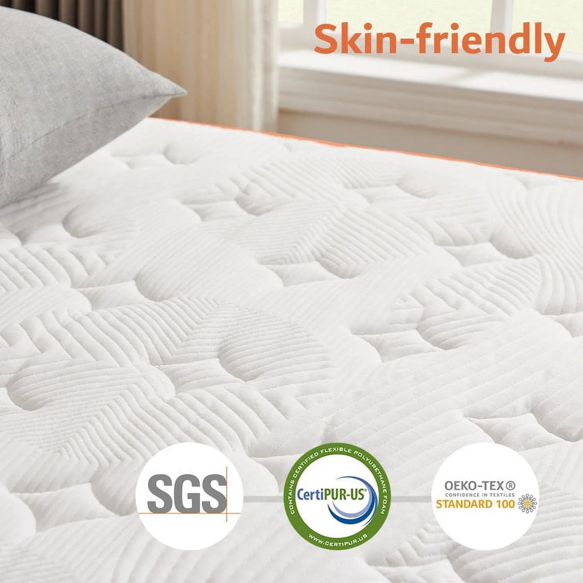 10 Inch Gel Memory Foam Innerspring Hybrid Twin Mattress Z314
