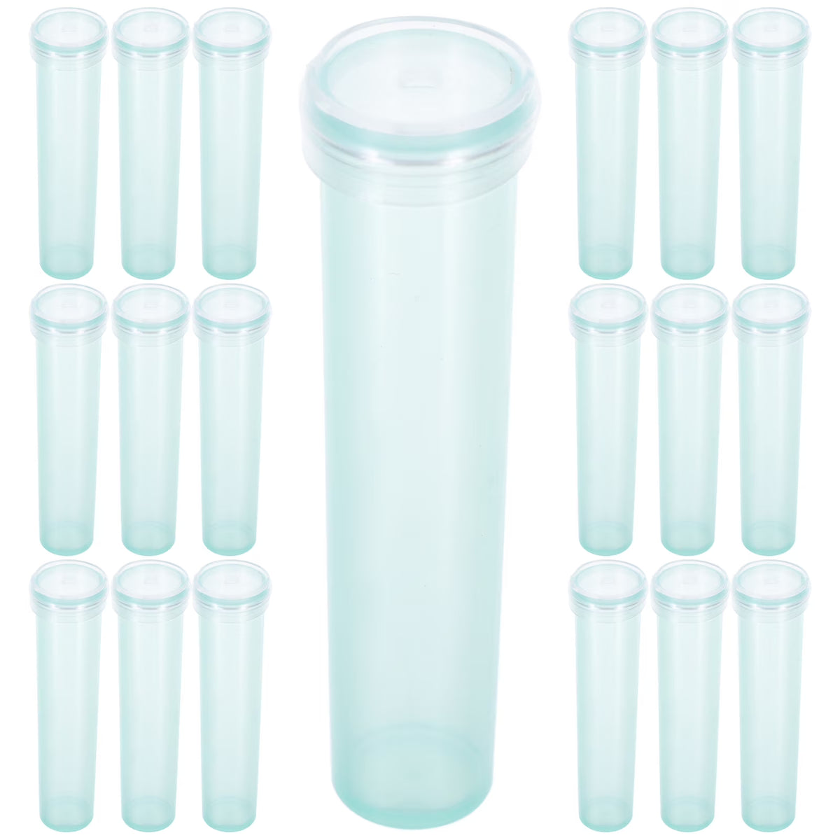 100 Pcs Light Green Plastic Water Tubes for Flowers J6824
