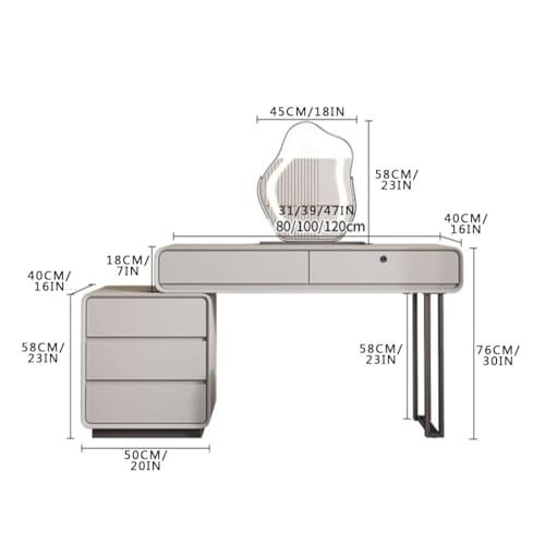 5 Drawers Vanity Dressing Table X9892
