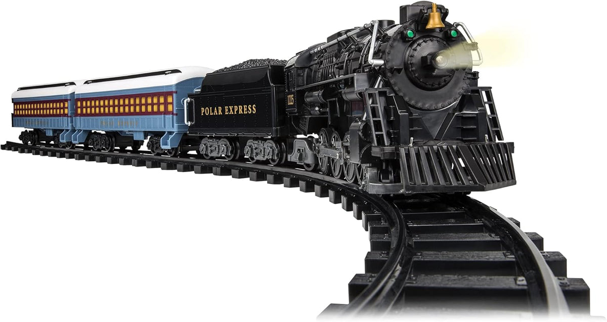 Black Battery-Powered Model Train Set with Remote M694036