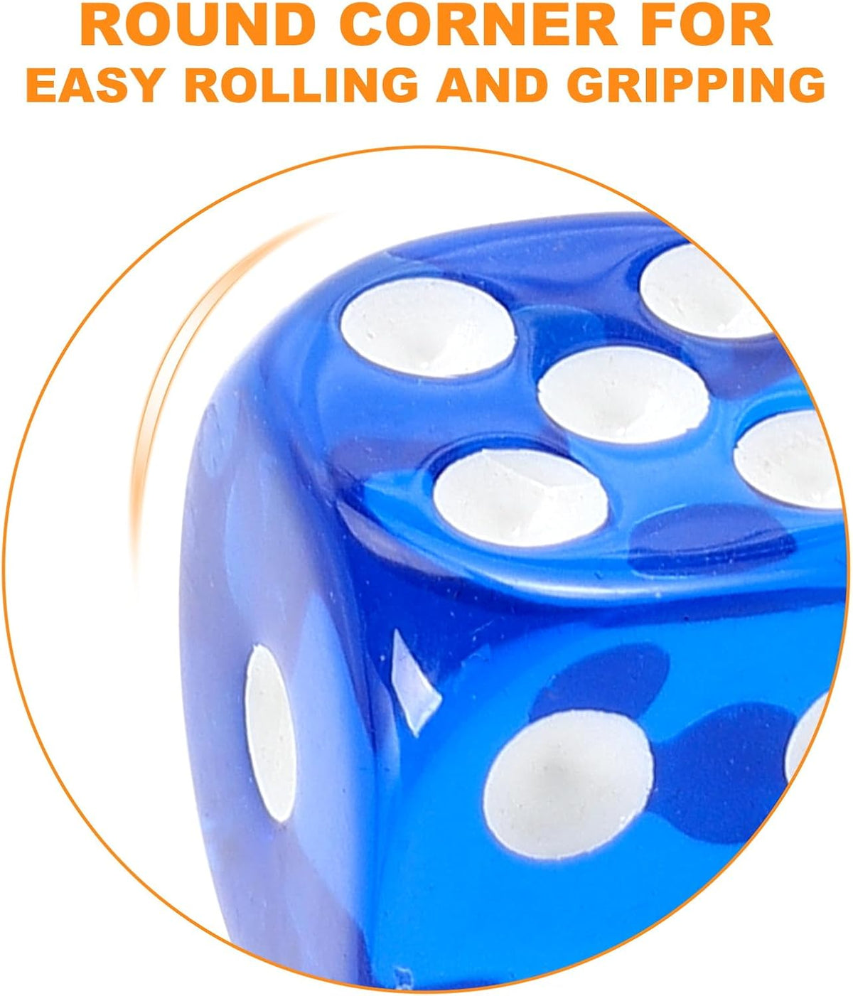 100Pcs Colored Dice Set Standard 16mm Game Dice Bulk with Black Drawstring Storage Bag E8215