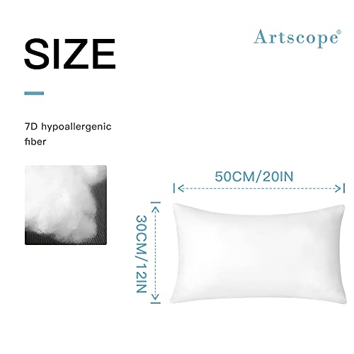 12" x 20" Set of 2 Throw Pillow Inserts M2601