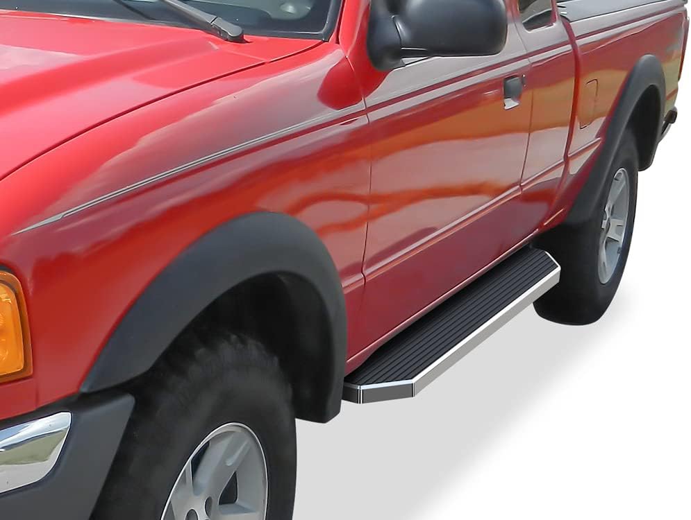 Matte Black Running Boards 5-inch R326