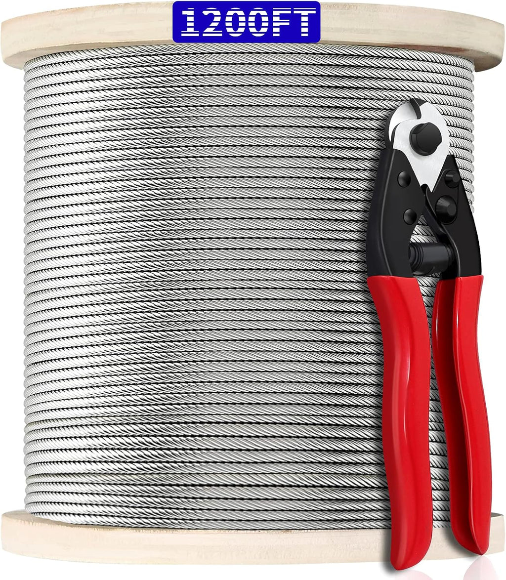 1/8 T316 Stainless Steel Cable 1000FT D8022