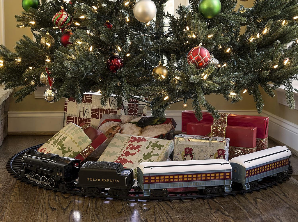 Black Battery-Powered Model Train Set with Remote M694036