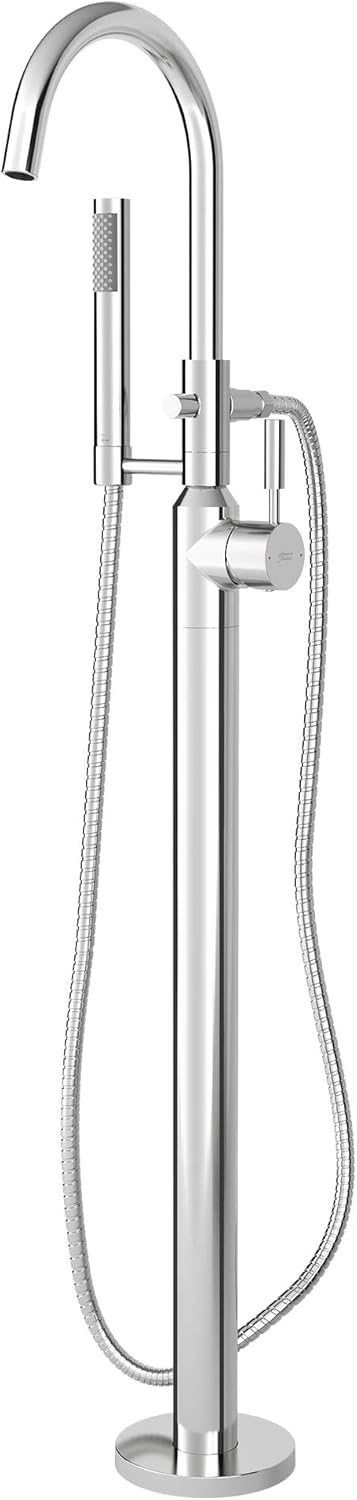 One-Handle Freestanding Tub Faucet with Handheld Shower, Polished Chrome A8922