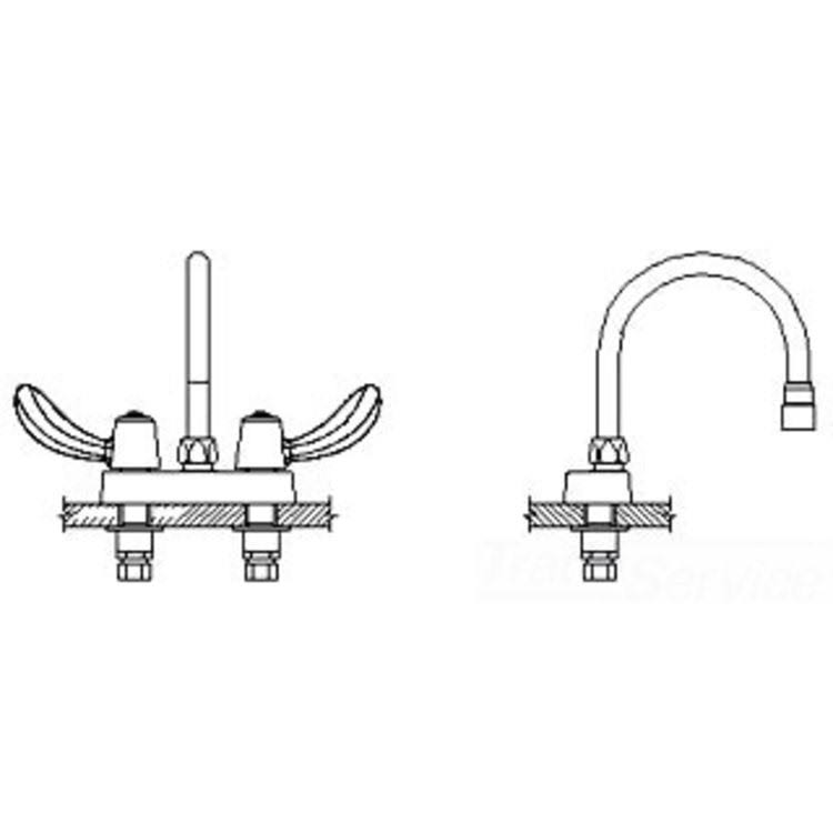 Cast Deckmount Chrome I8926