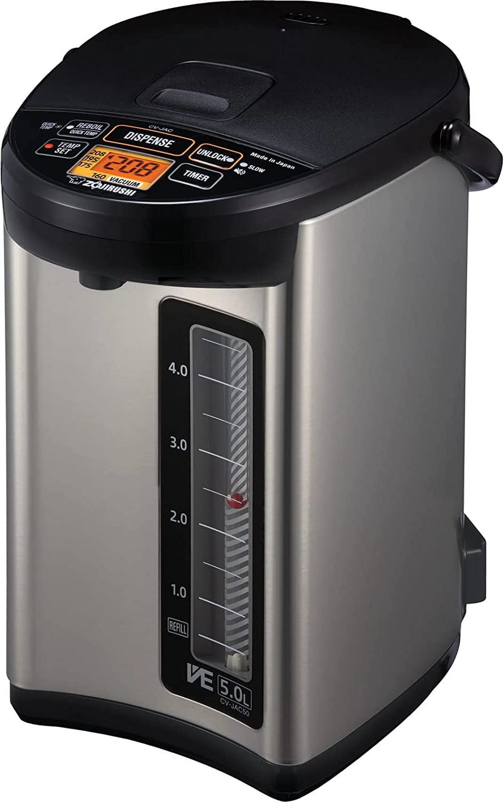 Stainless Black 5.0 Liter Water Boiler & Warmer S291775