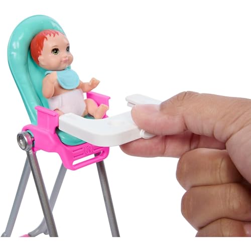 Barbie Skipper Doll & Playset with Accessories, Color-Change Toy H3337