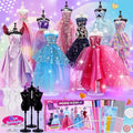 800+Pcs Fashion Designer Kit with 6 Mannequins Sewing Kit D607