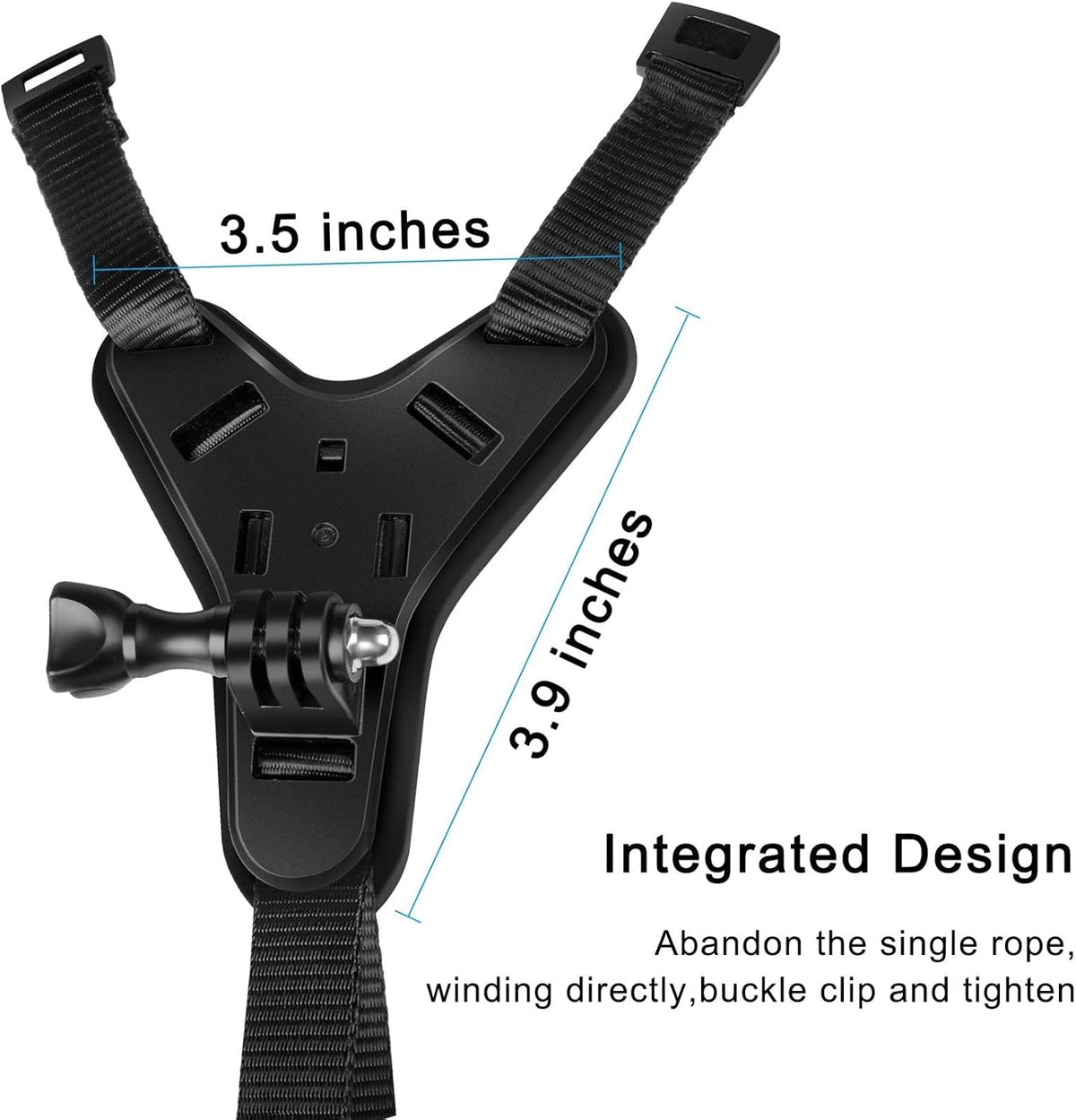 Motorcycle Helmet Chin Strap Mount for GoPro Hero Action Camera E885