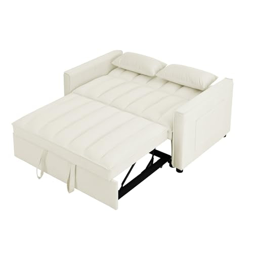 Black Velvet Convertible Sleeper Sofa Bed Z899488