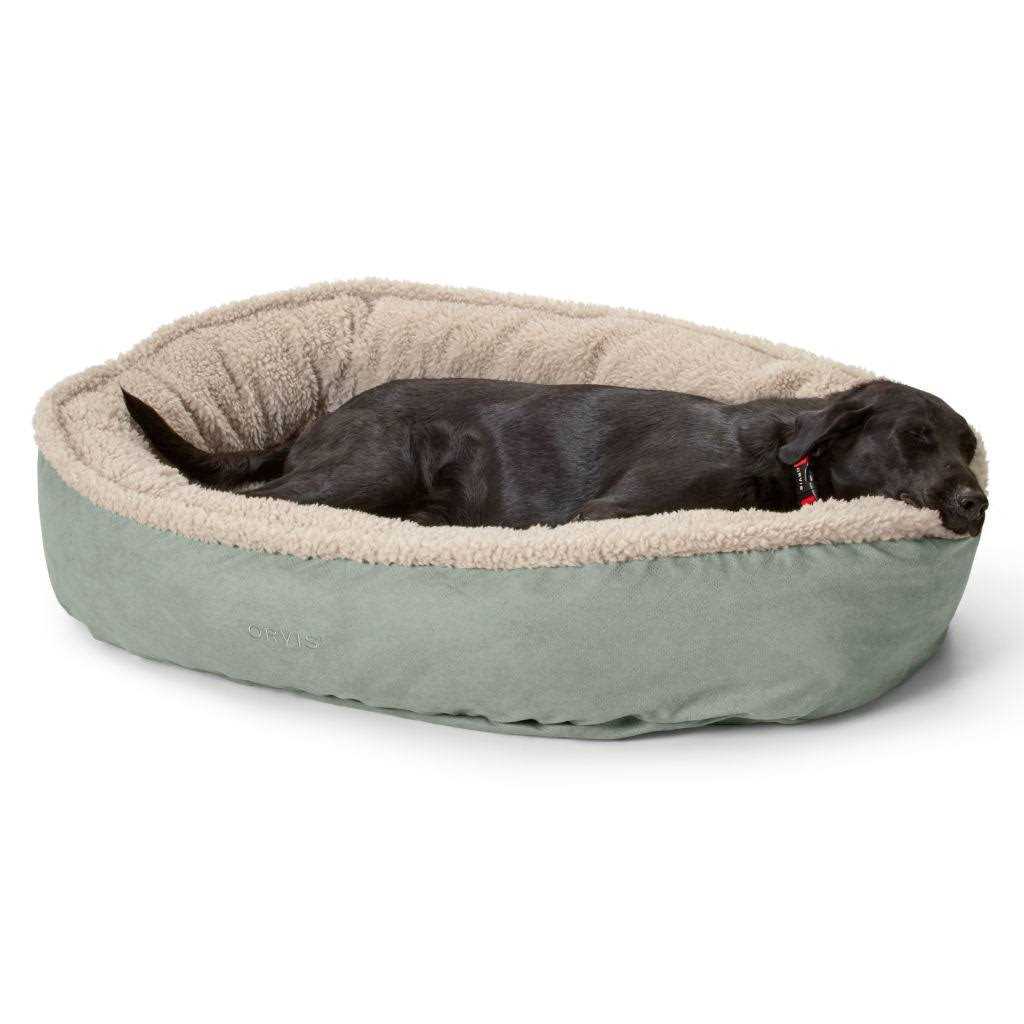 ComfortFill-Eco Wraparound Dog Bed with Fleece W551