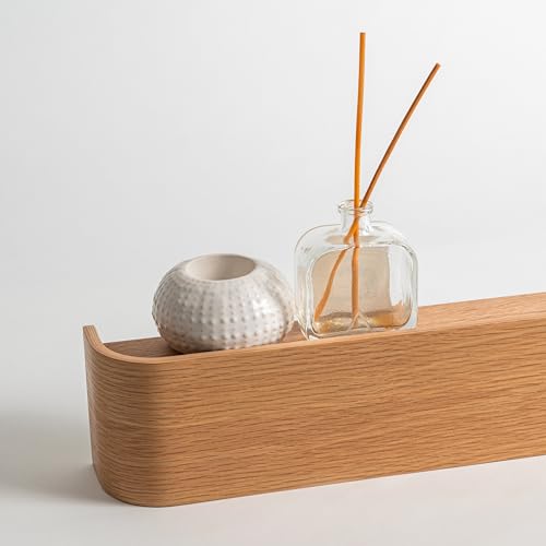 Solid Wood Veneer Coat Rack with Wall Hooks D68156