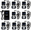 Wireless Tour Guide System Microphone Earphone Headset (1 Transmitter 10 Receivers) Y9801