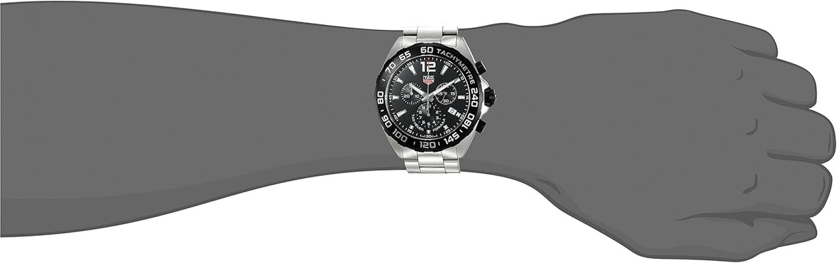 Silver-Toned Stainless Steel Dress Watch S895