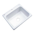 White Acrylic Single Bowl Kitchen Sink W1100