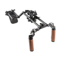 Dslr Shoulder Mount Rig Dual Handgrip Support Kit P9045