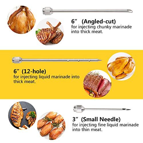2.5 oz Meat Injector with 3 Needles K900765