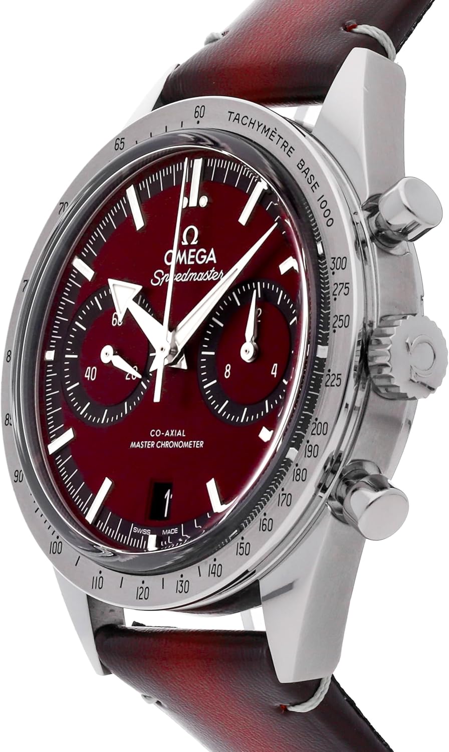 Red Dial Chronograph Automatic Men's Watch W363
