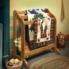 Heirloom Quilt Stand Woodworking Project Paper Plan S356