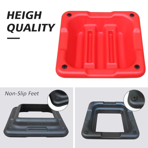 16"x16" Exercise Aerobic Step Platform with 4 Risers, Adjustable Height 4"-6''-8''-10''-12" J349543