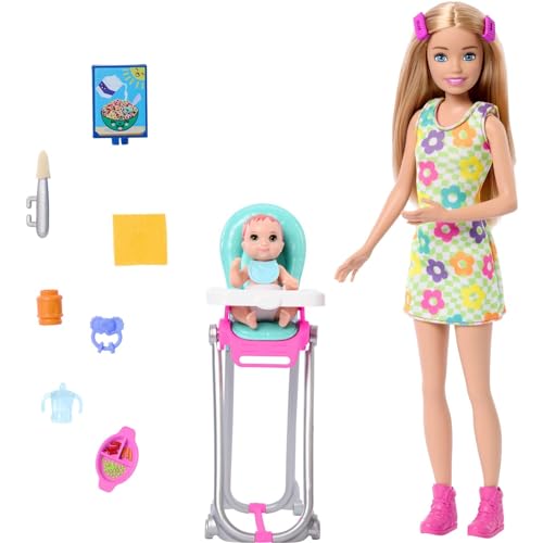 Barbie Skipper Doll & Playset with Accessories, Color-Change Toy H3337